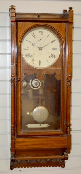 Seth Thomas Cherry “Queen Anne” Regulator. T/O, signed