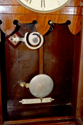 Seth Thomas Cherry “Queen Anne” Regulator. T/O, signed