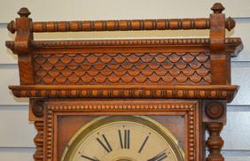 Gilbert Oak “Newport” Regulator. T&S, unsigned 8″ paper
