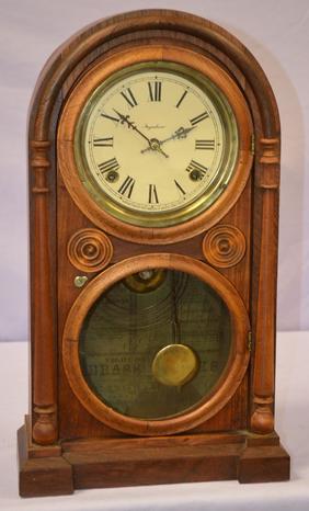 Ingraham “Venetian No. 2” Shelf Clock. T&S, signed