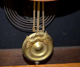 Handmade Very Large Oak Shelf Clock w/ Ansonia Mvmt.