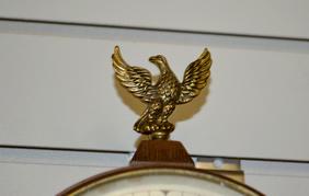 Antique Seth Thomas Banjo Clock. Mahogany case, good