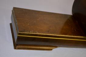 Antique Tambour Chime Clock. Venneer case with 5