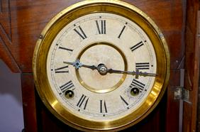 Antique Gilbert Kitchen Mantel Clock “Leopard”