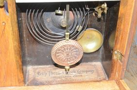Antique Seth Thomas Fleet Series Mantel Clock. Oak case