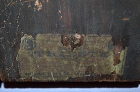 Antique Ansonia “Triste” Cabinet Clock. Black Walnut