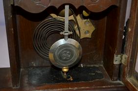 Antique Seth Thomas Kitchen Clock. Walnut case, new 5