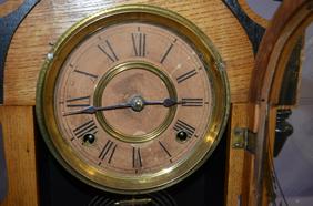 Antique Ansonia “Sydney” Mantel Clock. Ash case with