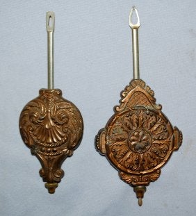 8 Antique Clock Pendulums