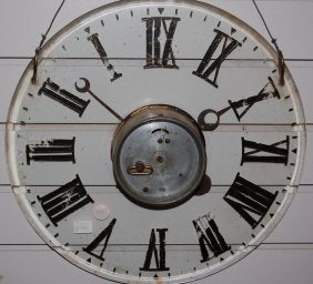 Antique Kroeber “Window” Clock