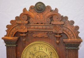 Antique Ingraham Oak “ERA” Cabinet Clock