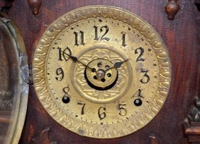 Antique Ingraham Oak “ERA” Cabinet Clock