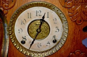Ingraham Oak “Cabinet No.13” Clock