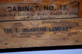 Ingraham Oak “Cabinet No.13” Clock