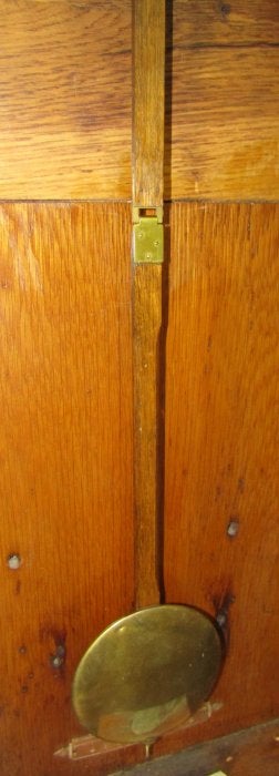 Antique Oak Monarch Telephone Co. Regulator Clock