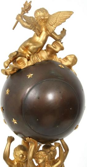 French Figural 3 Graces Clock