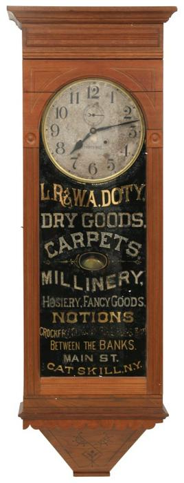30 Day Waterbury Advertising Regulator Wall Clock
