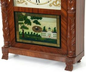 Atkins & Downs 30 Hour Carved Column Clock