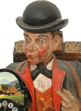 Clock Peddler Whistler Automaton