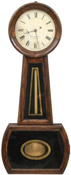 Howard & Davis No. 2 Weight Driven Banjo Clock