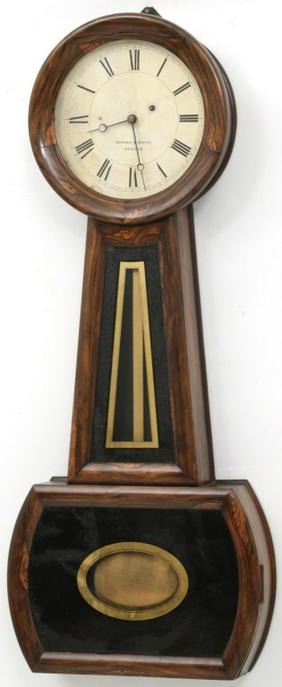 Howard & Davis No. 2 Weight Driven Banjo Clock