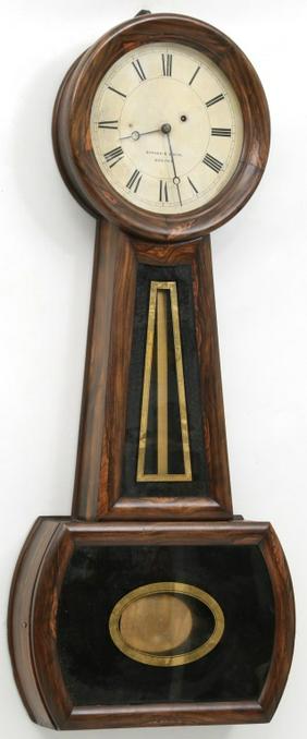 Howard & Davis No. 2 Weight Driven Banjo Clock