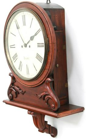 Signed “Bristol” Mahogany Fusee Bracket Clock