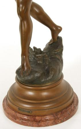 French Mystery Swinging Ball Clock