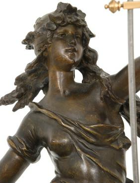 French Swinging Arm Mystery Clock