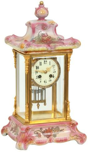 French Porcelain Crystal Regulator