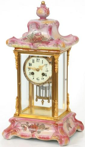 French Porcelain Crystal Regulator