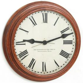 Standard Electric Time Co. Gallery Clock