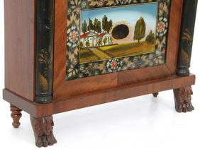 Column & Slat Wooden Works Mantle Clock