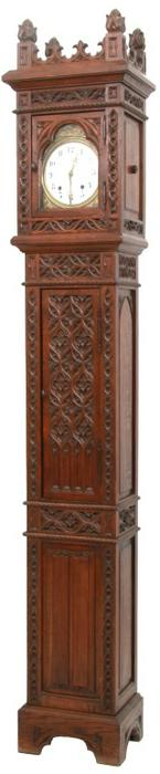 Oak Gothic Tall Clock