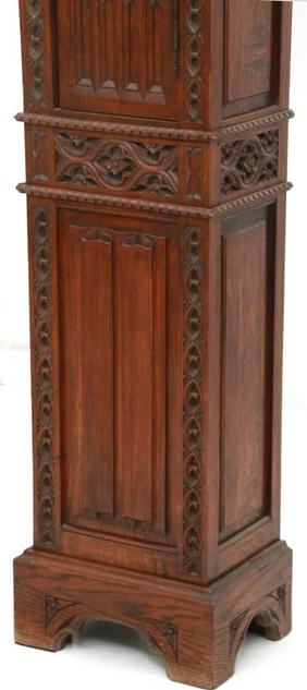 Oak Gothic Tall Clock