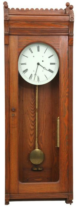 E. Howard & Co. No. 89 Oak Wall Regulator