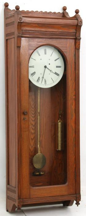 E. Howard & Co. No. 89 Oak Wall Regulator
