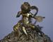 Antique Ansonia Crest figure clock