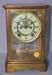 Antique Ansonia Brass Crystal Regulator Clock