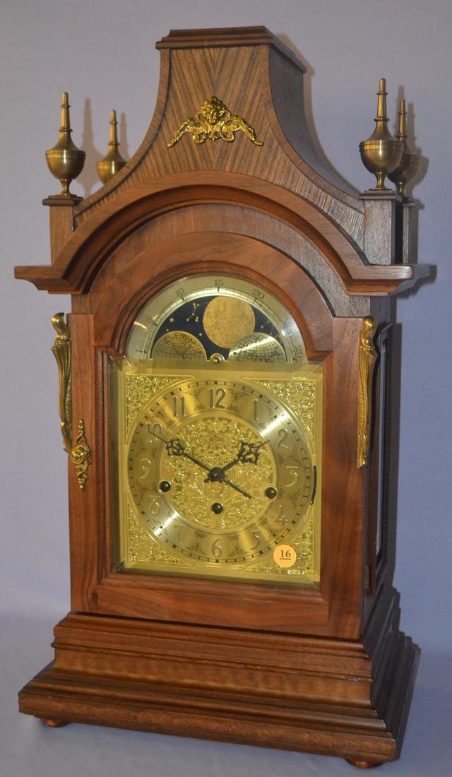 Handmade Walnut shelf Clock by Allaire Sauer