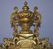 Vintage Ornate Brass figural mantle clock
