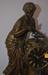 Antique French Bronze figure clock