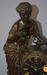 Antique French Bronze figure clock