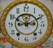 Antique Seth Thomas floral porcelain mantle clock