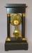 Antique Ebony Portico 4 Column Shelf Clock