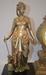 Antique Ansonia Art & Commerce Double Figure Clock
