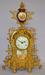 Vintage Imperial Porcelain & Brass Mantle Clock