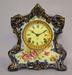Antique Ansonia Wam Pum Porcelain Mantle Clock