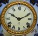 Antique Ansonia Wam Pum Porcelain Mantle Clock