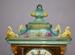 Antique Ansonia Porcelain Crystal Reg. #6 Clock